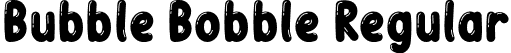 Bubble Bobble Regular font | Bubble Bobble.otf