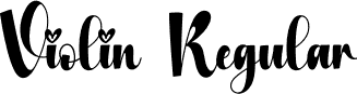 Violin Regular font | Violin.otf