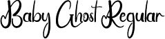 Baby Ghost Regular font | Baby-Ghost.otf