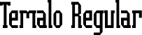 Temalo Regular font | Temalo.otf