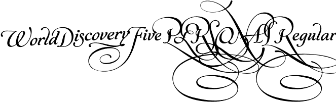 World Discovery Five PERSONAL Regular font | WorldDiscoveryFivePersonalRegular-0WMRP-BF648fa7b120b28.otf