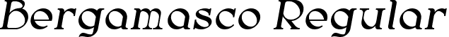 Bergamasco Regular font | Bergamasco-Semibold-Italic.ttf