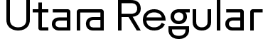 Utara Regular font | Utara-Regular.ttf