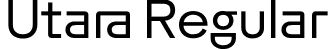 Utara Regular font | Utara-Regular.otf