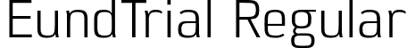 EundTrial Regular font | EundTrial-Regular.otf