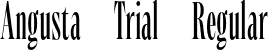 Angusta Trial Regular font | AngustaTrial-Regular.otf