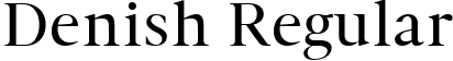 Denish Regular font | denishdemoregular-rgbl8.ttf