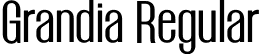 Grandia Regular font | grandia.otf