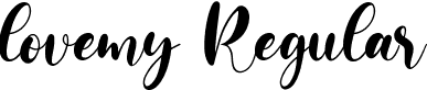 lovemy Regular font | lovemy.otf