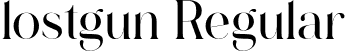 lostgun Regular font | lostgun-regular.otf