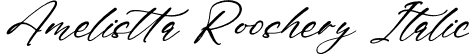 Amelistta Rooshery Italic font | Amelistta-Rooshery-Italic.otf