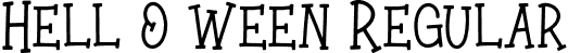 Hell o ween Regular font | Hell-o-Ween.otf