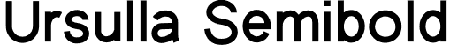 Ursulla Semibold font | Ursulla-Semibold.otf