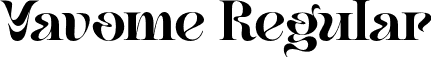 Yavome Regular font | yavomeregular-0wm0x.otf