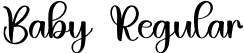 Baby Regular font | Baby.otf