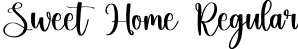 Sweet Home Regular font | Sweet-Home.otf