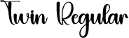 Twin Regular font | Twin.otf