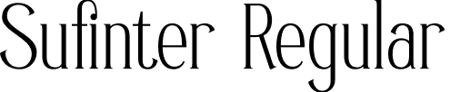 Sufinter Regular font | Sufinter.otf