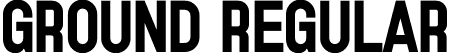 Ground Regular font | ground.otf