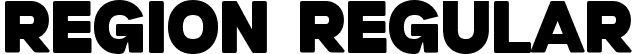 Region Regular font | region.ttf