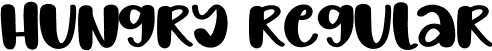 Hungry Regular font | Hungry.otf