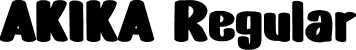 AKIKA Regular font | AKIKA.otf