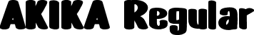 AKIKA Regular font | AKIKA.ttf