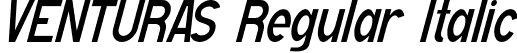 VENTURAS Regular Italic font | VENTURAS-RegularItalic.otf