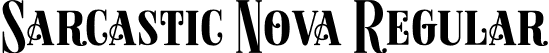 Sarcastic Nova Regular font | sarcastic-nova.otf