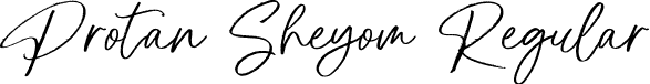 Protan Sheyom Regular font | protan-sheyom.otf