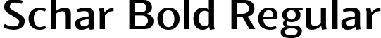 Schar Bold Regular font | Schar-Bold.otf