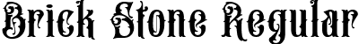 Brick Stone Regular font | brickstoneregular-lgmgd.ttf