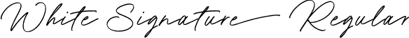 White Signature Regular font | White-Signature-Demo.otf