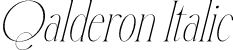 Qalderon Italic font | Qalderon-Italic.otf