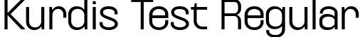 Kurdis Test Regular font | KurdisVariableFamilyTest-Regular.otf