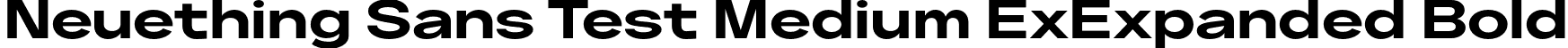 Neuething Sans Test Medium ExExpanded Bold font | NeuethingVariableTest-BoldExtraExpanded.otf