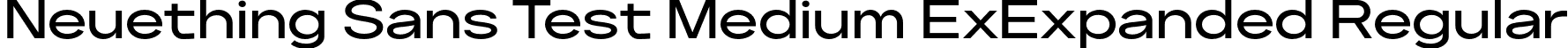 Neuething Sans Test Medium ExExpanded Regular font | NeuethingVariableTest-MediumExtraExpanded.otf
