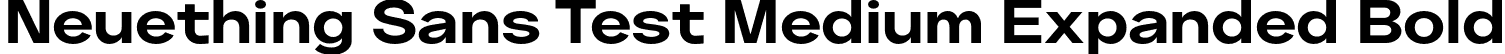 Neuething Sans Test Medium Expanded Bold font | NeuethingVariableTest-boldExpanded.otf