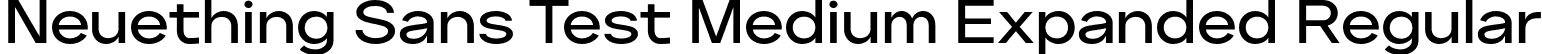 Neuething Sans Test Medium Expanded Regular font | NeuethingVariableTest-MediumExpanded.otf