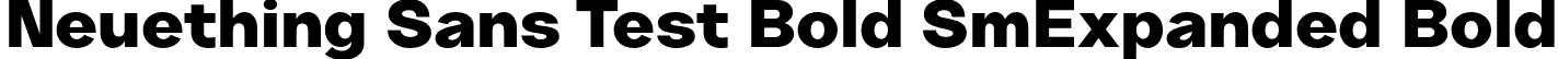 Neuething Sans Test Bold SmExpanded Bold font | NeuethingVariableTest-BlackSemiExpanded.otf