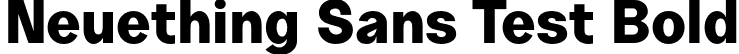 Neuething Sans Test Bold font | NeuethingVariableTest-Black.otf