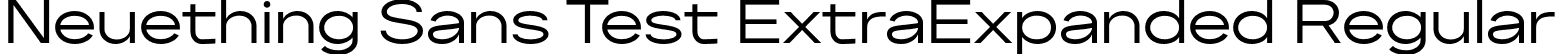 Neuething Sans Test ExtraExpanded Regular font | NeuethingVariableTest-RegularExtraExpanded.otf