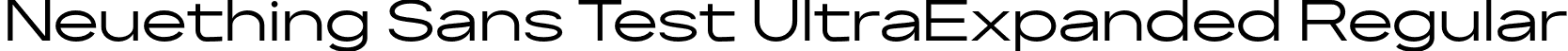 Neuething Sans Test UltraExpanded Regular font | NeuethingVariableTest-RegularUltraExpanded.otf