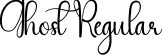 Ghost Regular font | Ghost.otf