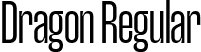 Dragon Regular font | Dragon-Inktrap.ttf