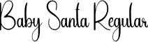 Baby Santa Regular font | Baby-Santa.otf