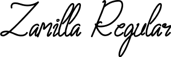 Zamilla Regular font | ZamillaDF.ttf