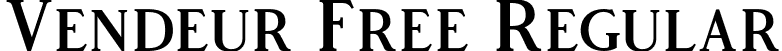 Vendeur Free Regular font | Vendeur-Regular.otf