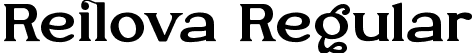 Reilova Regular font | reilova.ttf