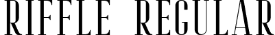 Riffle Regular font | Riffle-Regular.otf